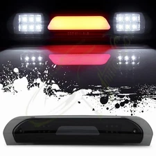 For 2002-2008 2009 Dodge Ram 2500 Led 3rd Brake Light Black Housing Smoke Lens