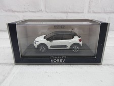 1/43 Norev Citroen C3 2016 White & Black Roof Banquise Minicar
