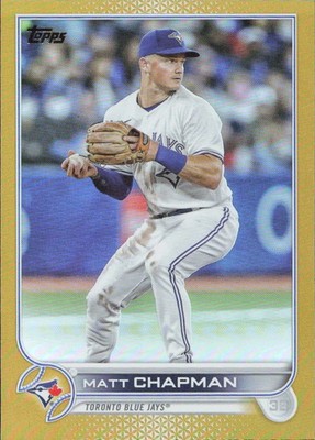 2022 Topps Update - Gold Foil Matt Chapman #US235 - NM Card Toronto Blue Jays