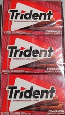 Trident Cinnamon Sugar Free Gum 12 Packs 14 Pieces Total 168 B.B. 11/2025