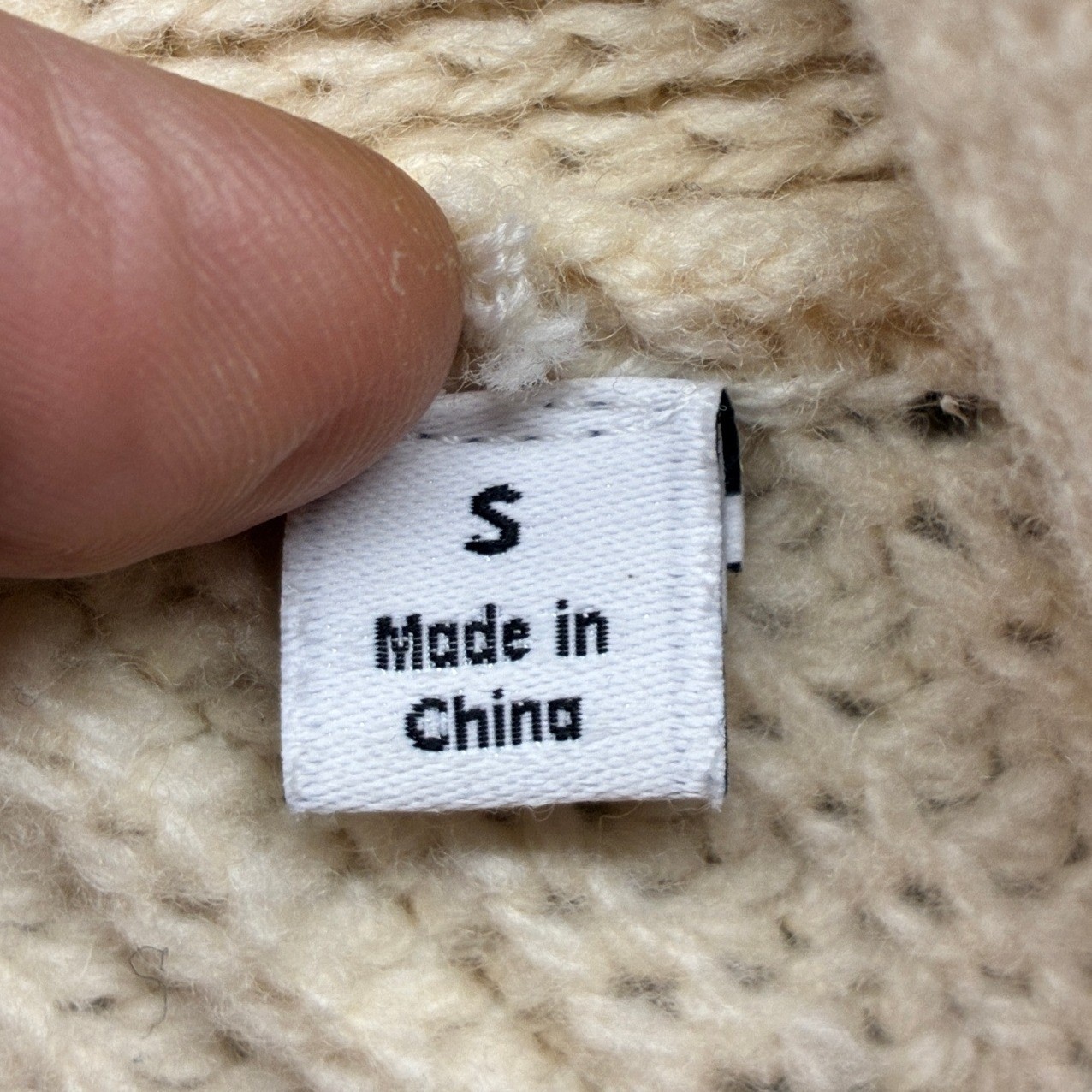 Uniqlo x Lemaire Ribbed Wool Belted Cardigan Sweater Women's Small Cream thumbnail 6