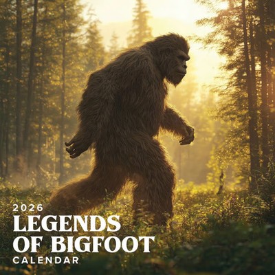 Off The Grid Calendars,  Legends of Bigfoot 2026 Mini Wall Calendar