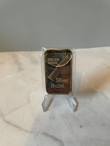 1 Oz .999 Silver Bullet Bar