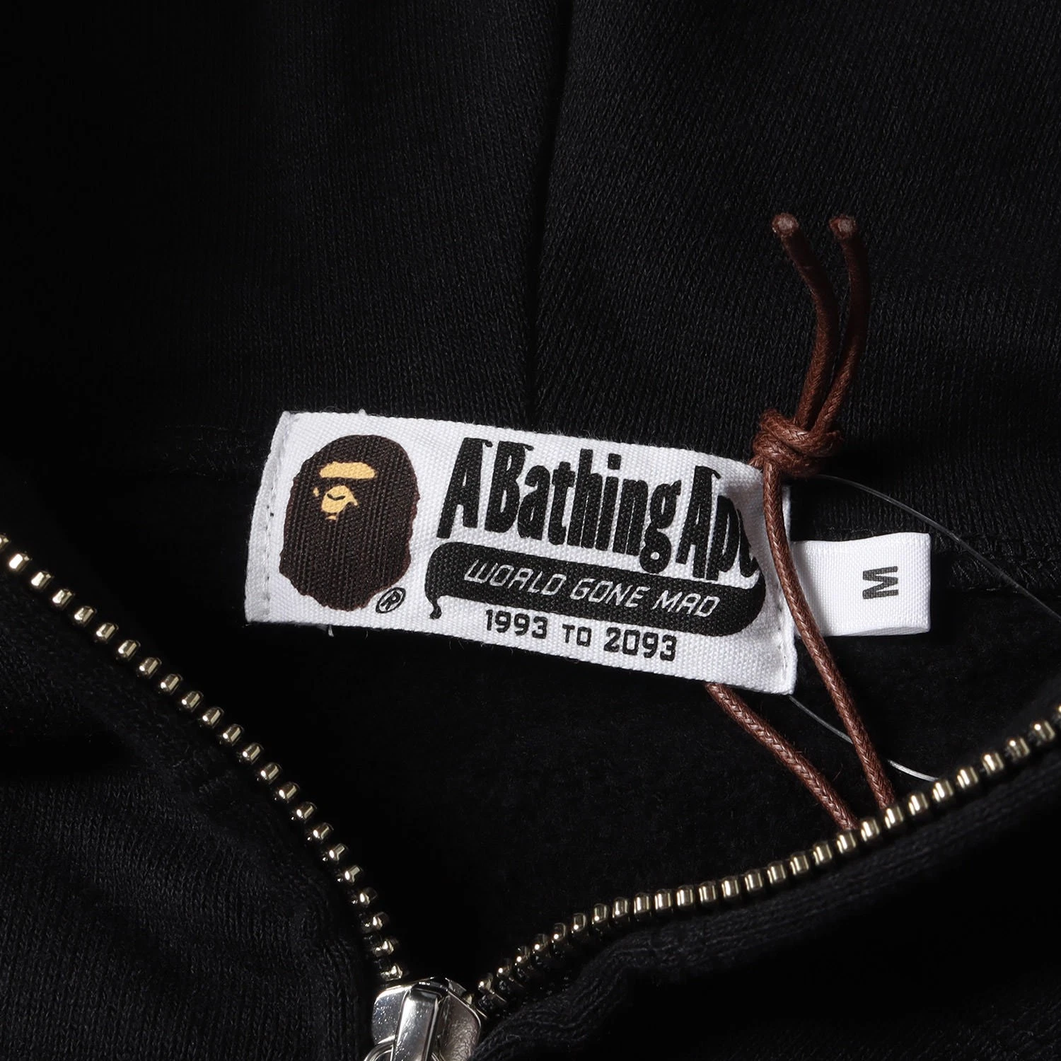 A BATHING APE (BAPE) Felpa con cappuccio A Bathing Ape taglia M Bounty Hunter Luminous Mudshark full zip