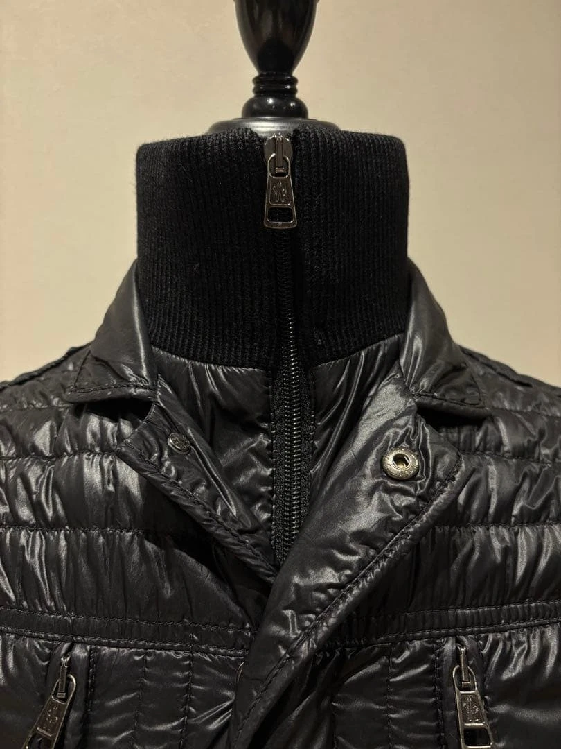 MONCLER DUBBO 2Way Down Jacket Black Tag 0 XS Men's Japan image 16