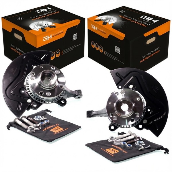 2X Achsschenkel Komplett Vorne FüR VW Golf II 1983-1991,Golf III 1H 1991-1997-image