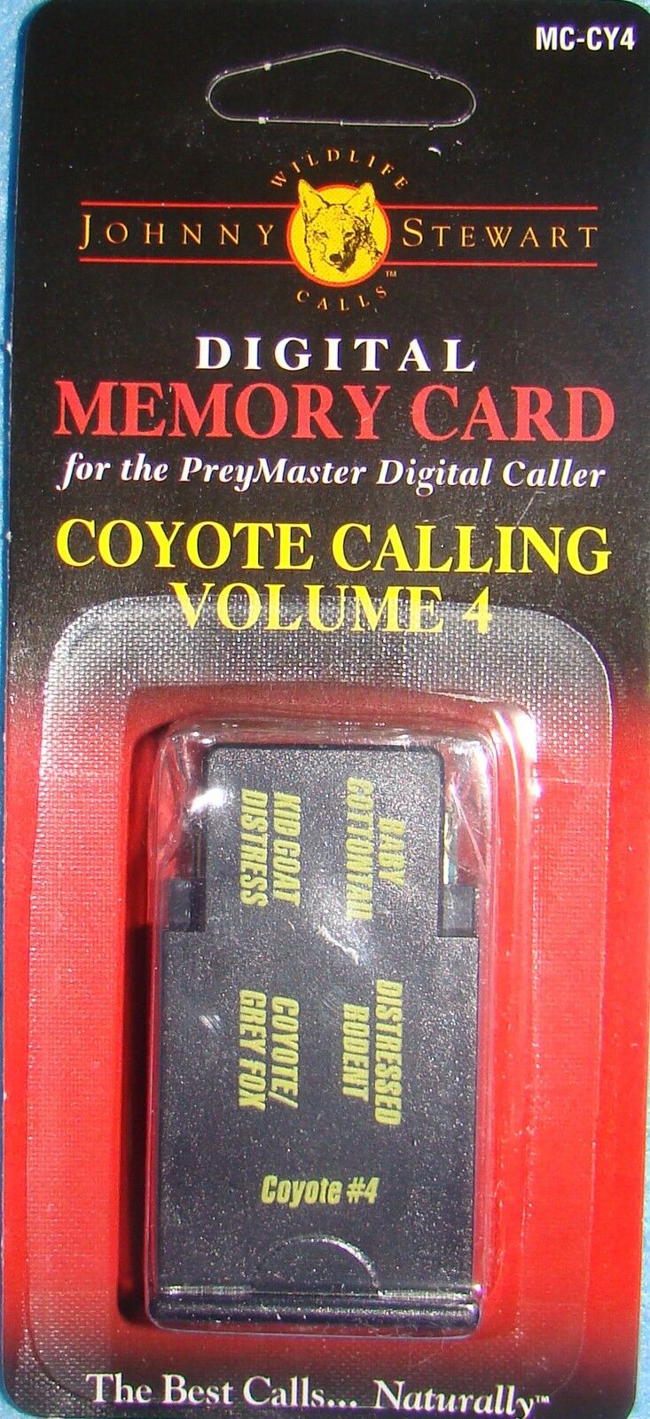 JOHNNY STEWART COYOTE CALLING VOLUME 4 PREYMASTER MEMORY CARD PM-3 & PM-4 NEW