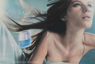 Paper advertising - advertising paper - Oxygen by Lanvin 2 pages