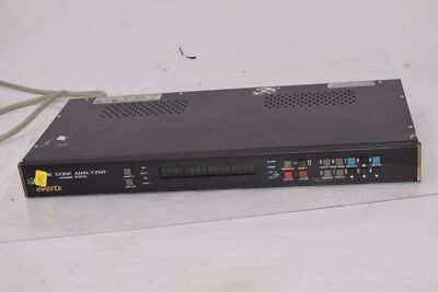 Evertz Microsystems 5300 Time Code Analyzer 115/230V 50/60Hz - Tested Working 
