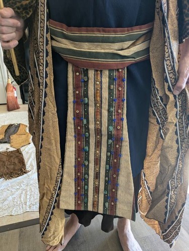 Mens Medium Vintage Handmade Pharoah Nativity Egyptian Theater Wise Men Costume - Picture 12 of 20