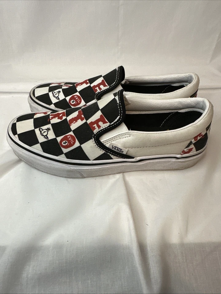 Zapato de skate Vans x Vivienne Westwood Anglomania sin cordones para hombre’s 5,5 para mujer’s 7 raro Foto 4 de 4
