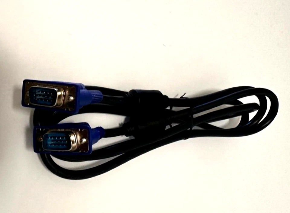 SVGA VGA 089G 728CAA DB 15 PIN 6" Male PC Monitor TV LCD Projector D-Sub Cable Foto 4 de 4