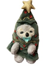 Little Live Pets Christmas Tree Grey Bear W Pacifier Stuffed Animal Toy W Sound