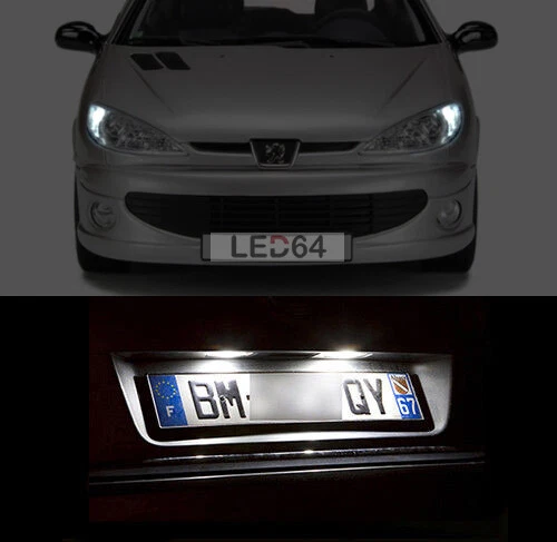 Peugeot 206 number plate deals bulb
