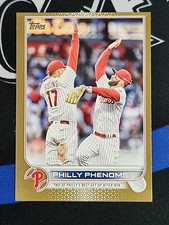 Philly Phenoms 2022 Topps Update Gold Boarder Parallel /2022-Bryce Harper