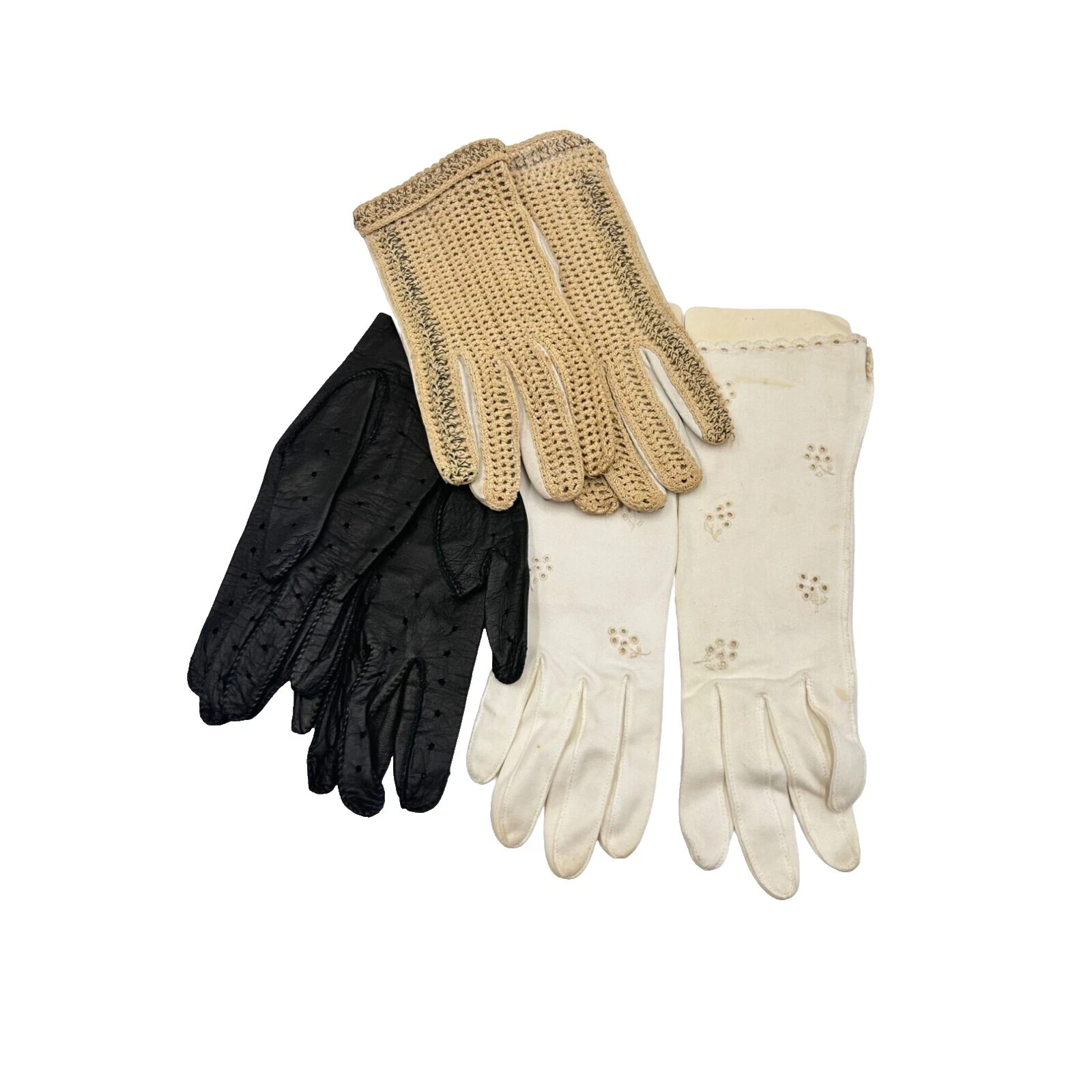 Guantes vintage mujer multi-color