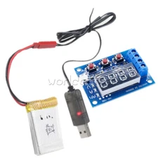 ZB2L3 Li-ion Li-ion Battery Capacity Meter Discharge Analyzer Tester &USB Cable