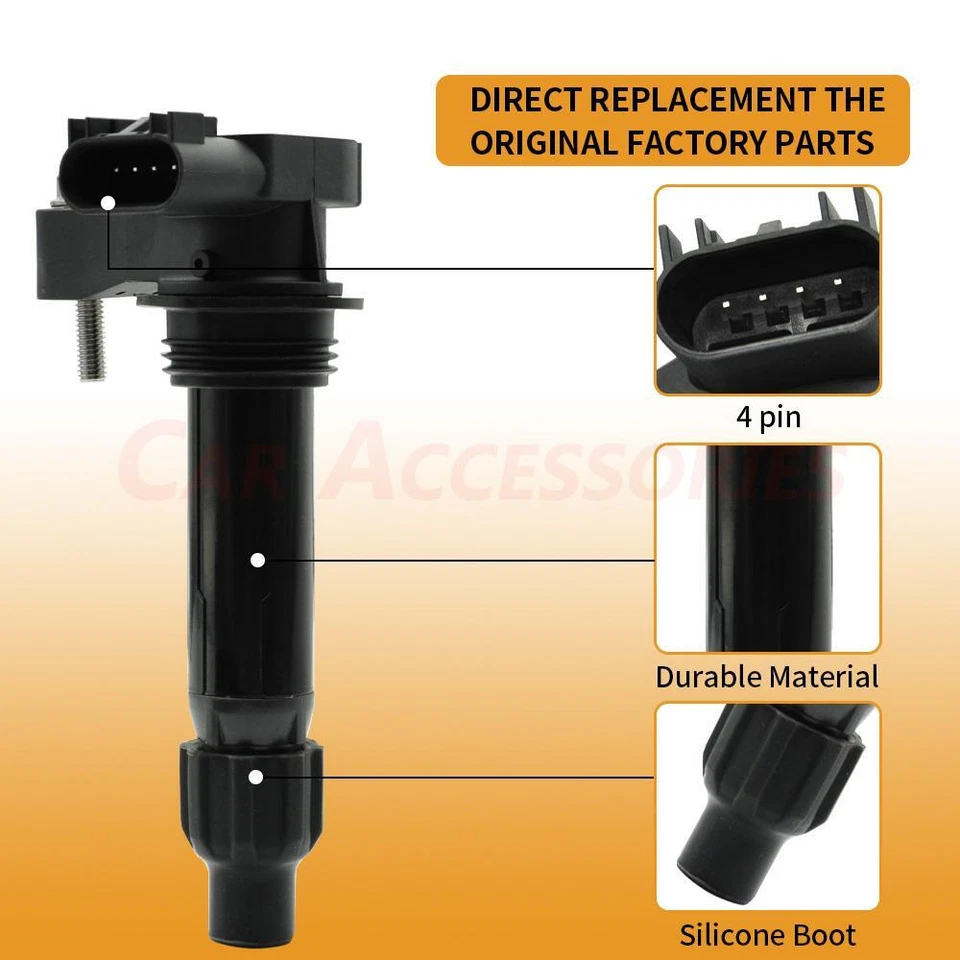 Катушки зажигания + свечи зажигания для Chevrolet Camaro Caprice Traverse 3,6 л V6 упаковка 6 шт. - Изображение 2 из 4