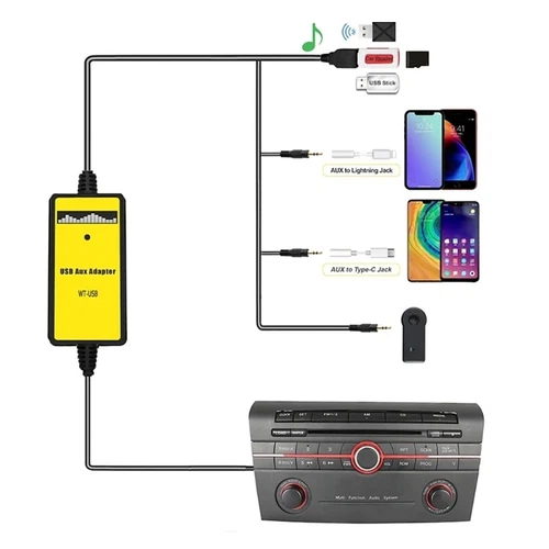 Enhances Sound Experience With Reliable AUX Sound Cable 1168 1269 4103 14789909