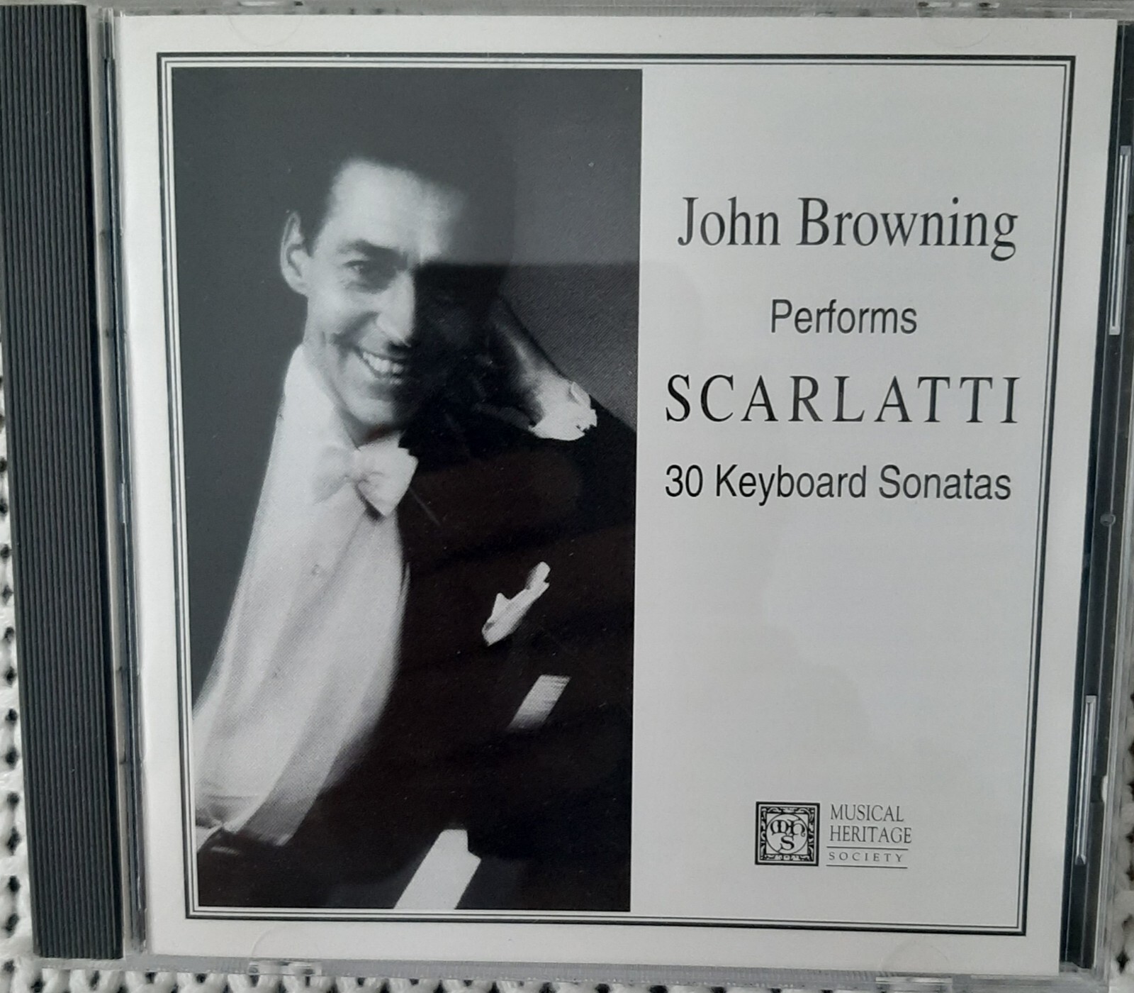 John Browning Performs Scarlatti: 30 Keyboard Sonatas (1994, Musical HS 513732H)