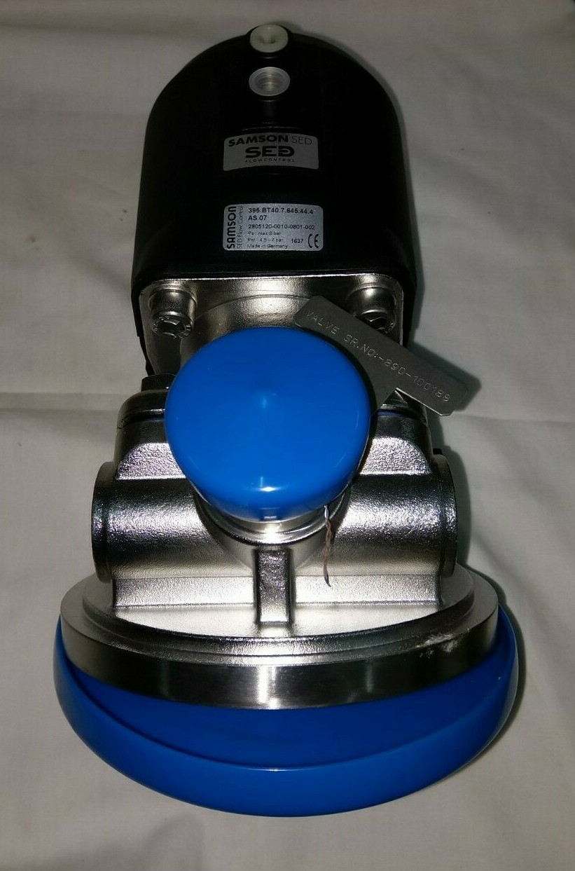 Samson SED Tank Bottom Valve 395.BT40.7.645.44.4AS.07 Penumtaically