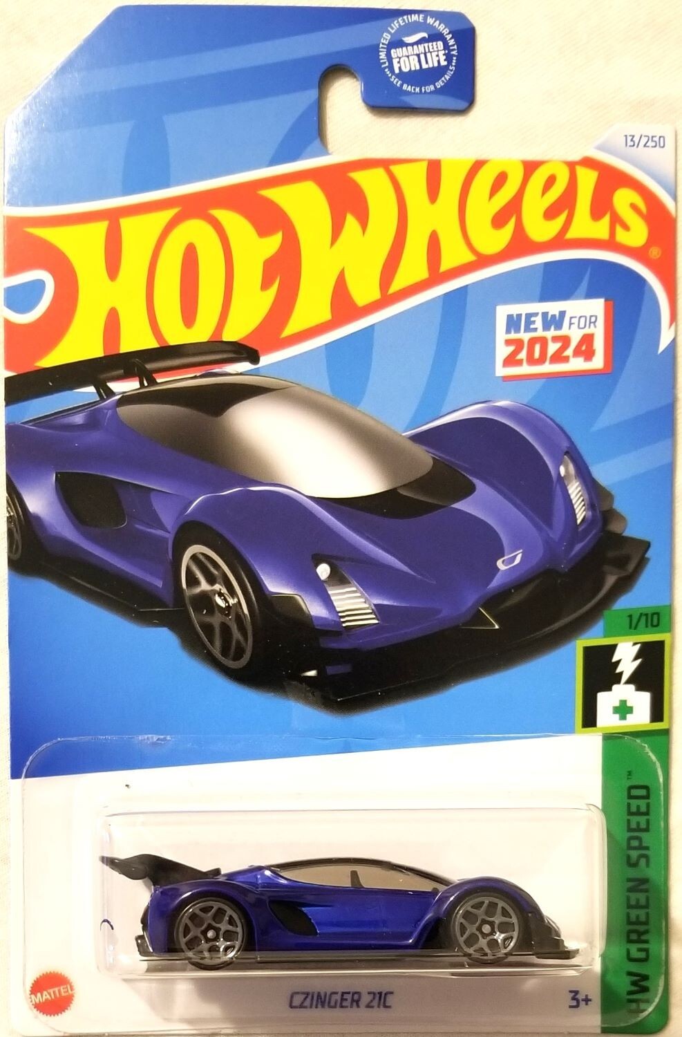 Hot Wheels - 2024 HW Green Speed 1/10 Czinger 21C 13/250 (BBHRY49)
