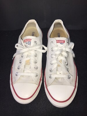 Converse Shoes Men’s Size 10 White Chuck Taylor All Star Sneakers Canvas Low Converse Chuck Taylor All Star Low-Top Sneaker - White  main image 3