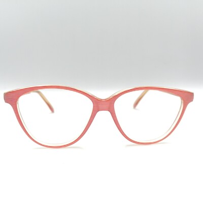 Vogue Vintage Brille made in italy GRAZIA 54/16 W195 cateye. Apricot