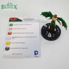 Heroclix Superman / Wonder Woman set Menagerie 016 Common figure w/card 