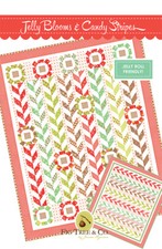 Quilt Pattern JELLY BLOOMS  CANDY STRIPES Moda FIG TREE Jelly Roll Friendly