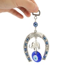 lue Glass Wall Hanging Turkish Evil Eye Amulet Home Decor Lucky Protection