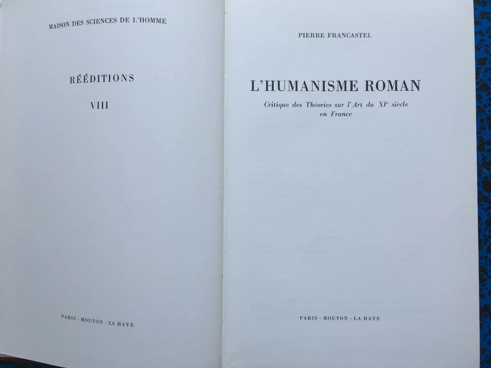 L'HUMANISME ROMAN CRITIQUE ART XIs FRANCASTEL ARCHITECTURE LIVRE ILLUSTRE BOOK - Photo 4/4