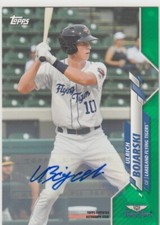 2020 Topps Pro Debut ULRICH BOJARSKI Green Autograph Auto Rookie 20 Tigers 24/99