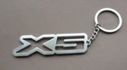 Keychain BMW X5 Key ring high quality stainless steel 1,5mm