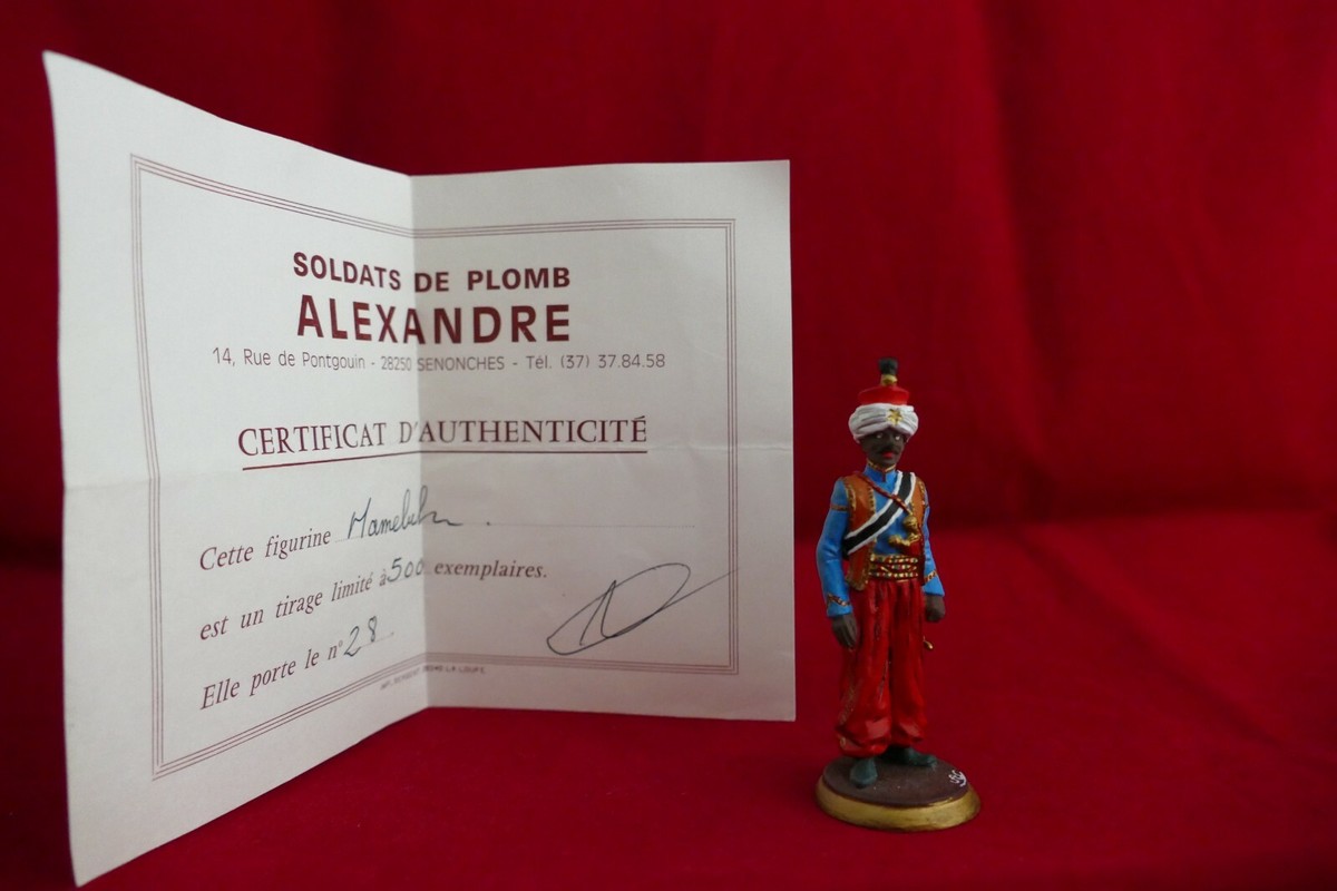 RARE Soldat de plomb Signé Claude Alexandre Maître Orfèvre