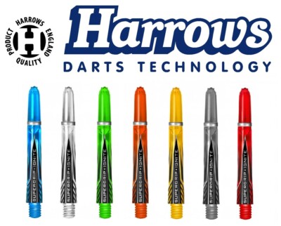 Harrows Darts - Supergrip Ignite Dart Schaft Schäfte verschiedene Farben Längen