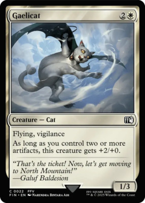 0022 Gaelicat FFV FIN Final Fantasy MTG Card SHIPS NOW