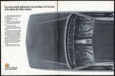 1986 AUDI 5000 Vintage Original 2 page Print AD galvanized body photo Canada FR