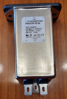 Gerätesteckverbindermodul mit Filter SCHAFFNER - FN9222R-20-06