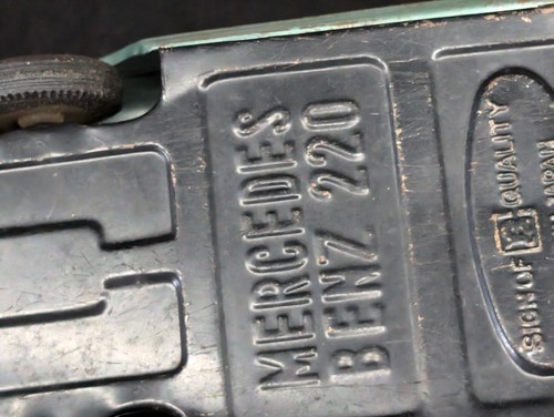 Asis Vintage Bandai Mercedes Benz 220 Japan 1960's Tin Litho Friction - Picture 18 of 22