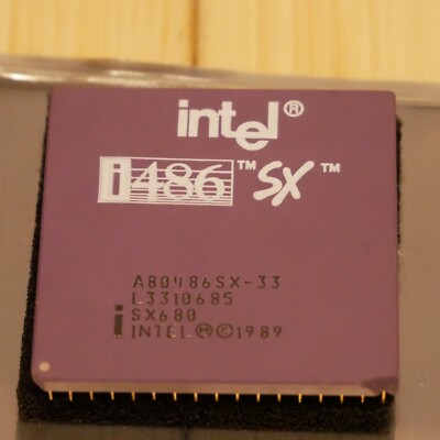 Intel i486 SX 33MHz CPU
