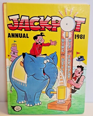 JACKPOT Annual 1981-84-86 A Fleetway Comic Books Children Collectable Vintage