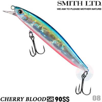 Poisson Nageur Smith Cherry Blood SR Type 2 9cm - Leurre de la pêche
