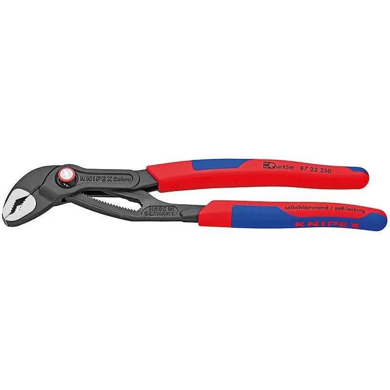 Alicate De Tubo De Esquina Rojo - 2 Unidades - Marca Work Plus, Ideal Para Fontanería Y Bricolaje