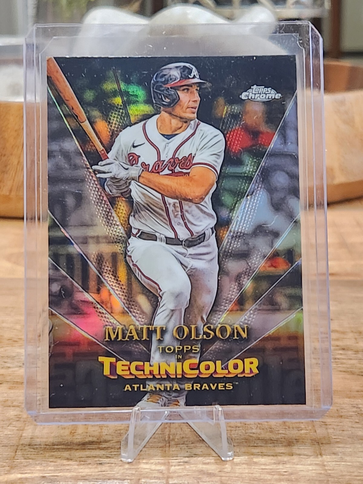 2023 Topps Chrome Matt Olson Topps in Technicolor #TT-17 Atlanta Braves