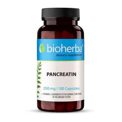 PANKREATIN Enzym + Vit, C, Nahrungsergänzungsmittel für Energie, Stoffwechsel, Verdauung