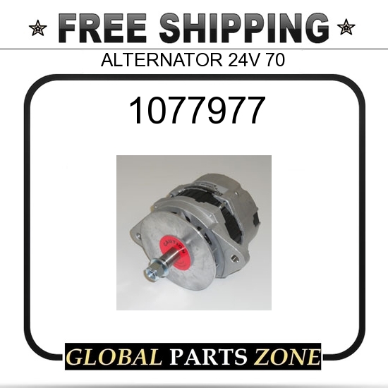 1077977 - ALTERNATOR 24V 70 1322156 1077977E fits Caterpillar (CAT  