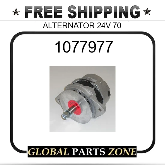 1077977 - ALTERNATOR 24V 70 1322156 1077977E fits Caterpillar (CAT 
