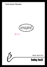 Baby Lock Imagine BLE1AT-2 Instruction & Refe...