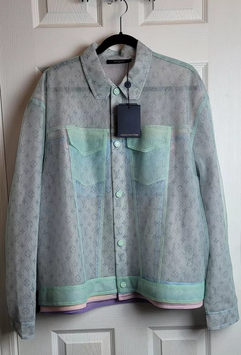 Louis vuitton Multi Colour Monogram Tulle Denim Jacket